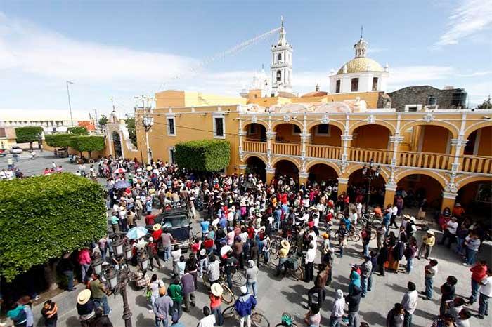 Segunda jornada de protestas en San Andrés Cholula