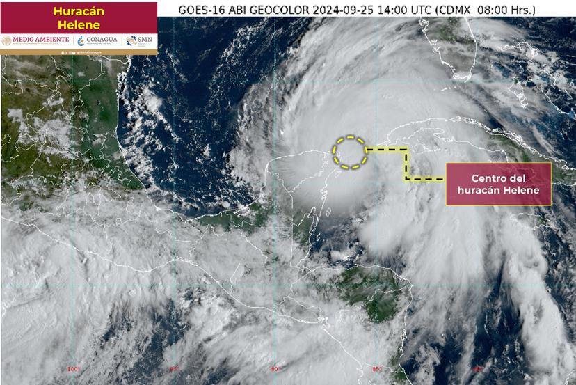 Helene se intensifica a huracán de categoría 1