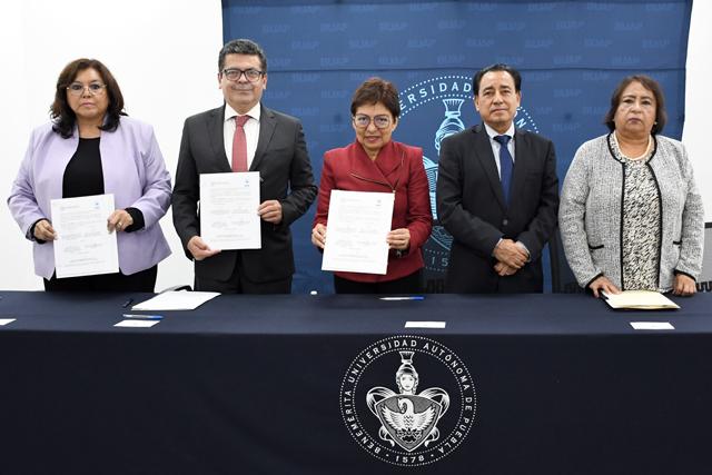 Signan convenio BUAP y Consejo de la Judicatura del Poder Judicial