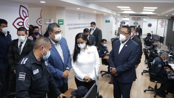 Céspedes Peregrina supervisa temas de seguridad en Atlixco