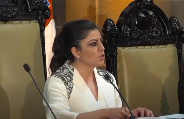 VIDEO Claudia Rivera Vivanco rinde su segundo informe de labores 