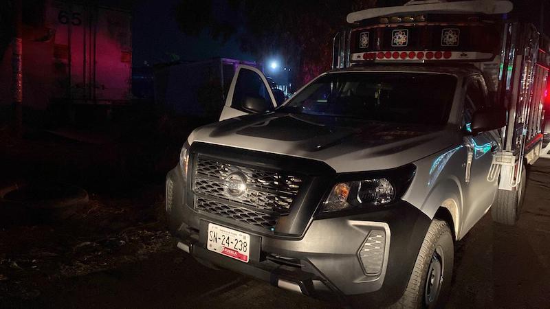 Localizan abandonada en Texmelucan camioneta originaria de Acatzingo