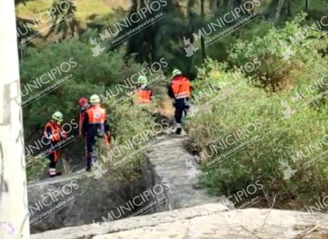 Abuelito desaparece y lo hallan en barranca en Bosques de San Sebastián en Puebla