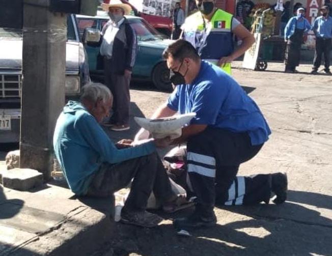 Atropellan a abuelito frente al tianguis regional de Atlixco