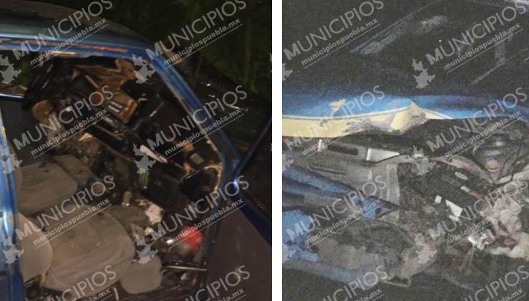 Cinco lesionados deja aparatoso choque en la federal México-Tuxpan