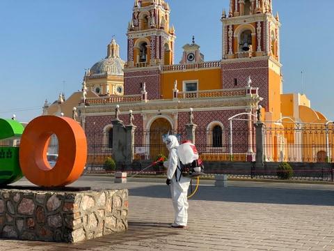 En plena contingencia realizan palenque clandestino en Acatzingo 