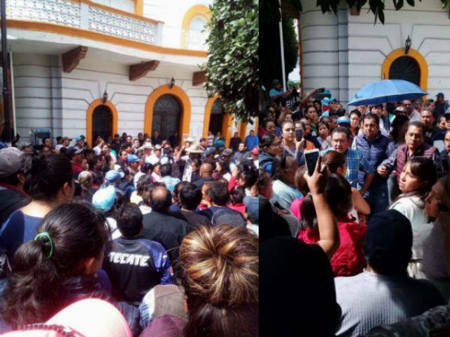 Cansados de la inseguridad, protestan contra edil de Acatzingo