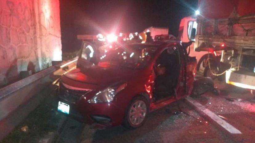 Tres muertos por accidente en la México-Puebla