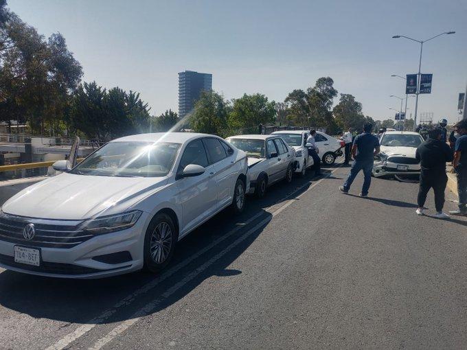 Aumentan percances viales en la capital de Puebla