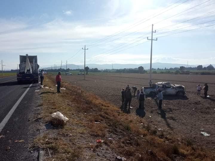 Volcadura deja 9 lesionados en carretera Azumbilla–El Seco