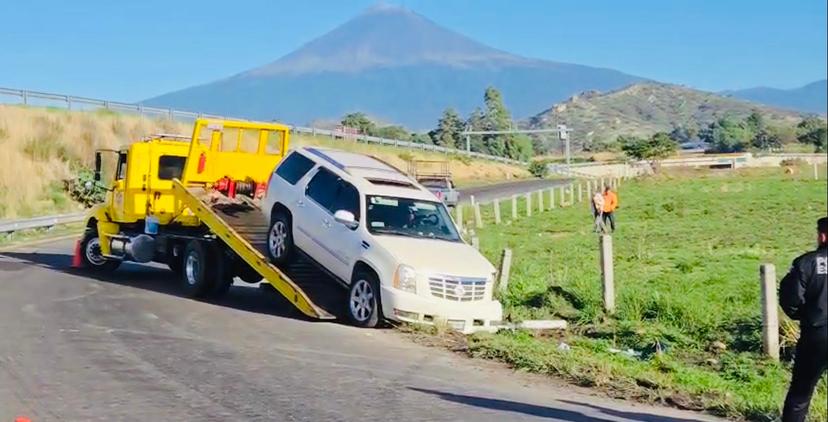 Accidente provoca caos en incorporación de la autopista Siglo XXI en Atlixco