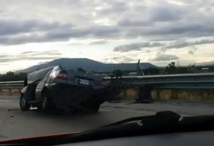 Fuerte choque en la Puebla-Orizaba deja un muerto