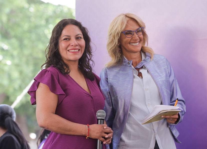 Adela Micha reconoce la labor de la alcaldesa Lupita Cuautle
