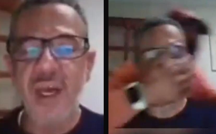 VIDEO Asaltan y someten a profesor durante clases por Zoom