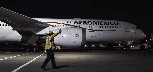 Volando bajo en Aeroméxico