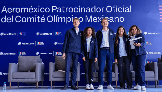 Los atletas llegan a París, gracias a Aeroméxico