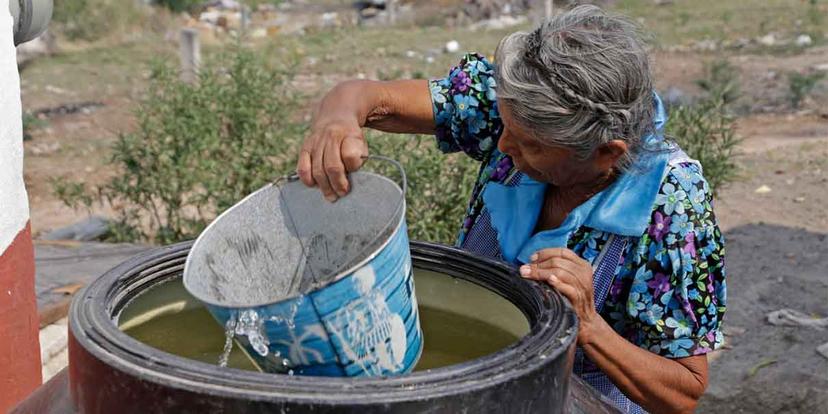 Estrés hídrico disminuye flujo de agua en zonas de Texmelucan