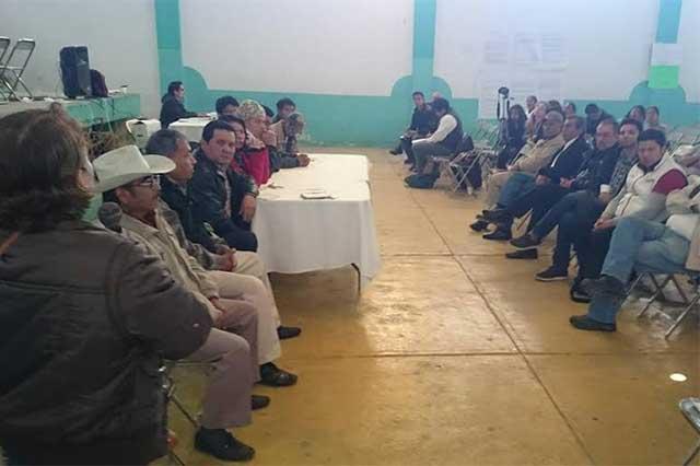 Anuncian en Sierra Norte acción estatal en defensa del agua