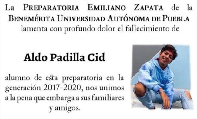 Juan Miguel fue detenido por el asesinato del estudiante Aldo