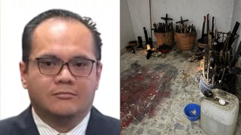 En Morelos, encuentran altar con restos humanos en casa de exfuncionario