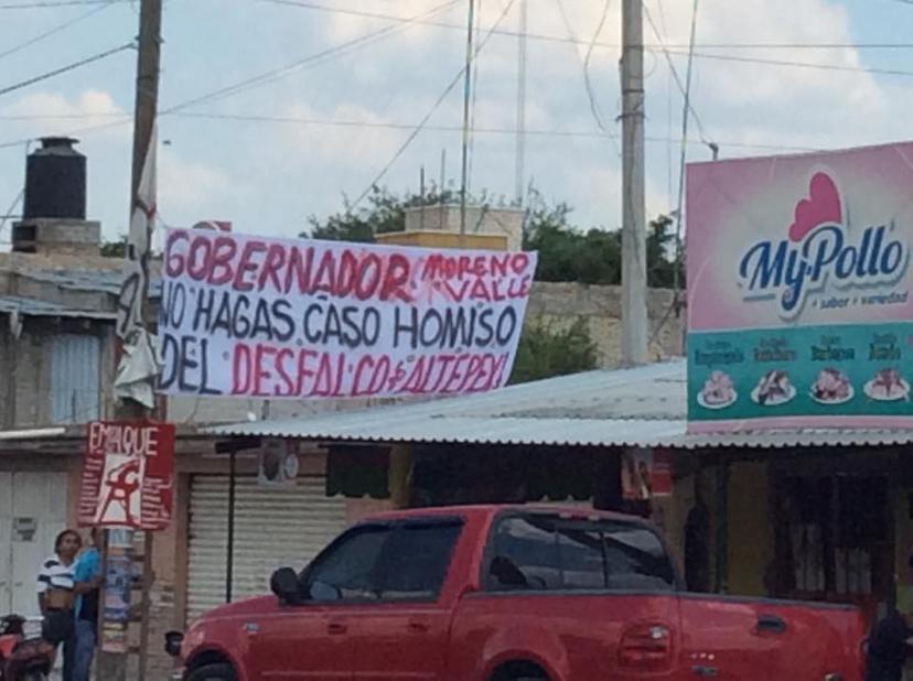 Protestan contra alcalde de Altepexi por falta de agua