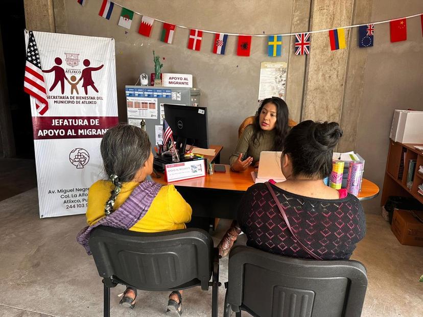 Conoce los servicios que ofrece la Oficina de Apoyo al Migrante en Atlixco