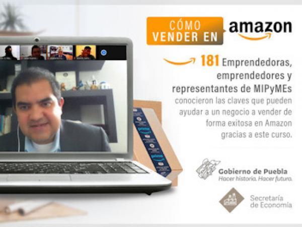 Amazon entrena a emprendedores poblanos para vender en línea