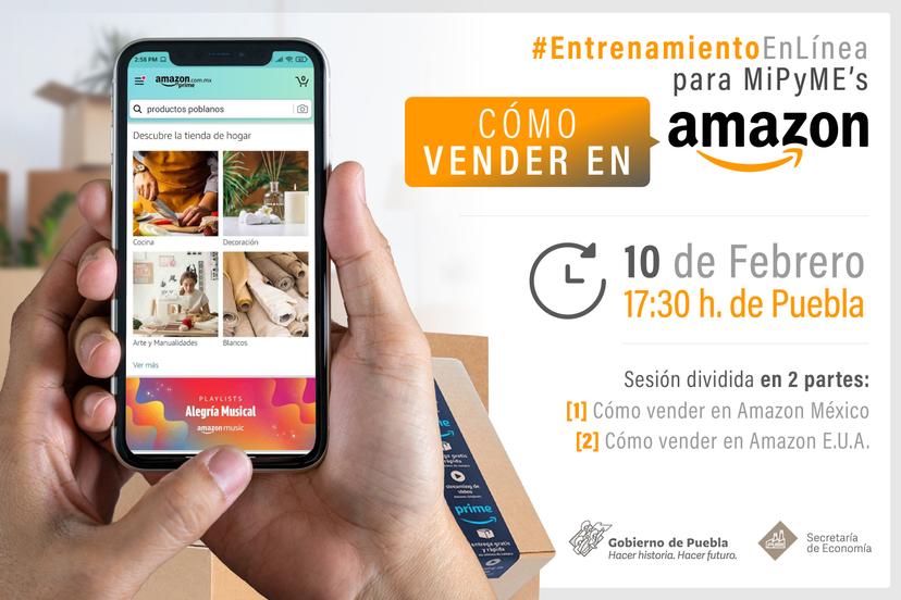 Desarrollarán Secretaría de Economía y Amazon taller en línea