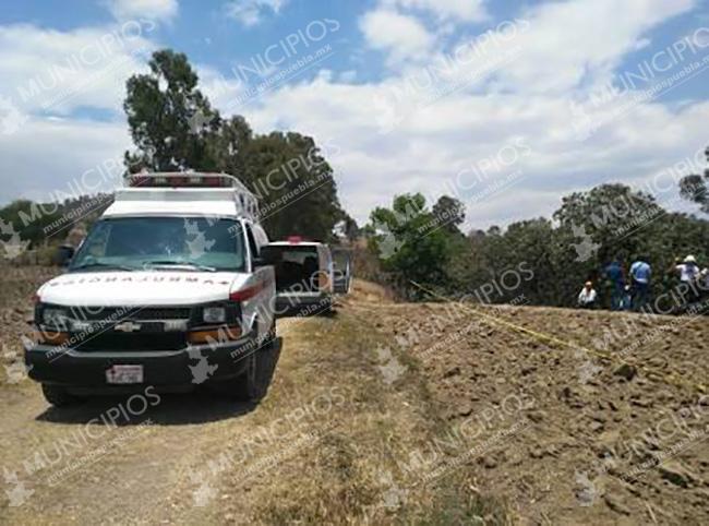 Hallan ejecutado al fondo de una barranca en Texmelucan