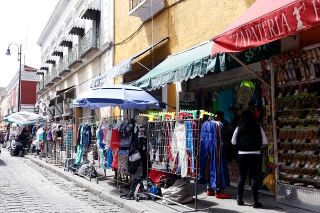 Hay delincuencia en ambulantes del Centro Histórico de Puebla: Barbosa