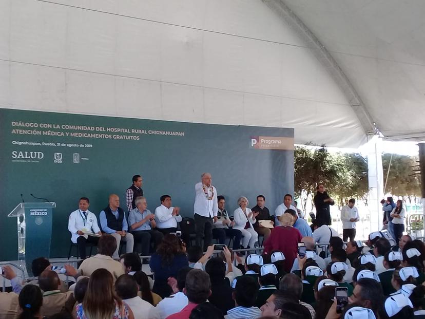 EN VIVO: AMLO supervisa en Chignahuapan infraestructura hospitalaria