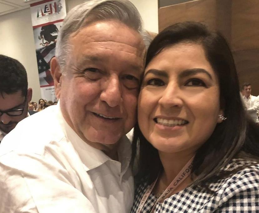 AMLO me reiteró su confianza y respaldo: Claudia Rivera