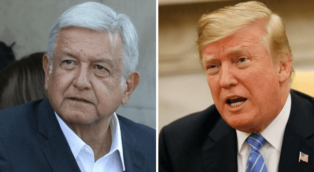 AMLO en la precampaña de Trump