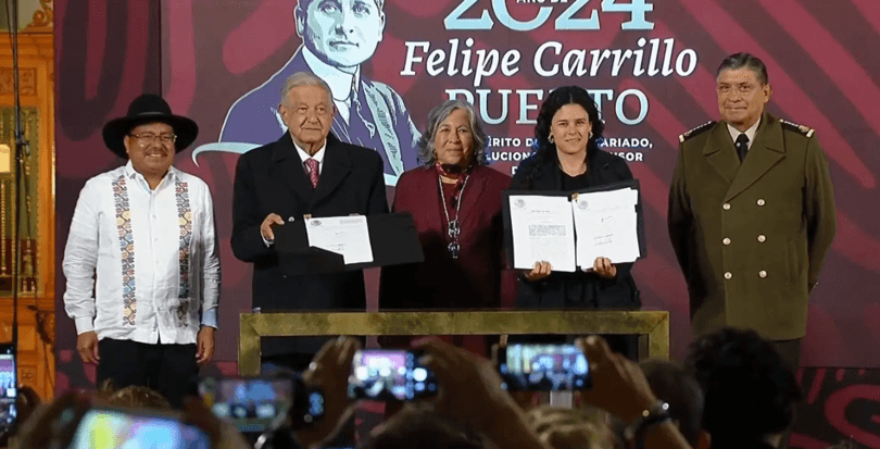 AMLO firma reformas de la Guardia Nacional y de Pueblos Indígenas