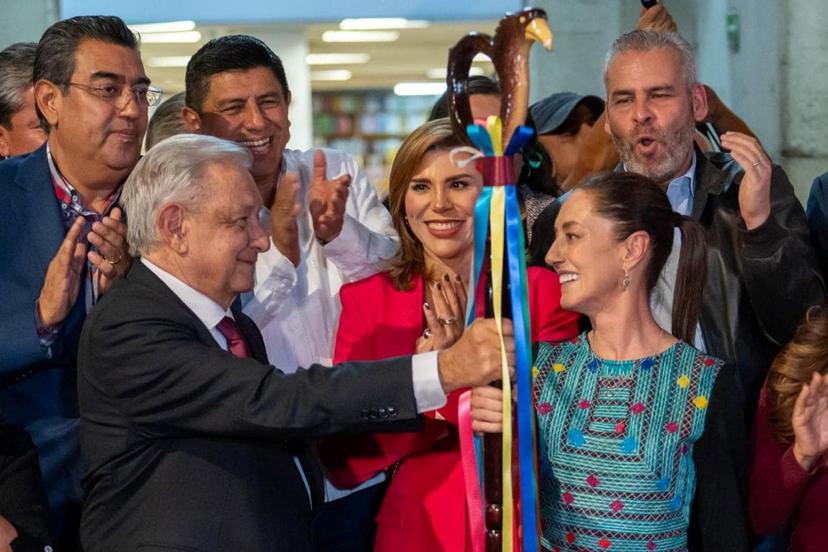 Afirma AMLO que con Claudia Sheinbaum a México le irá mejor