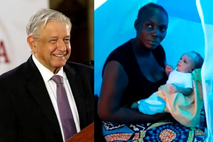 Africanos le ponen AMLO a su hijo