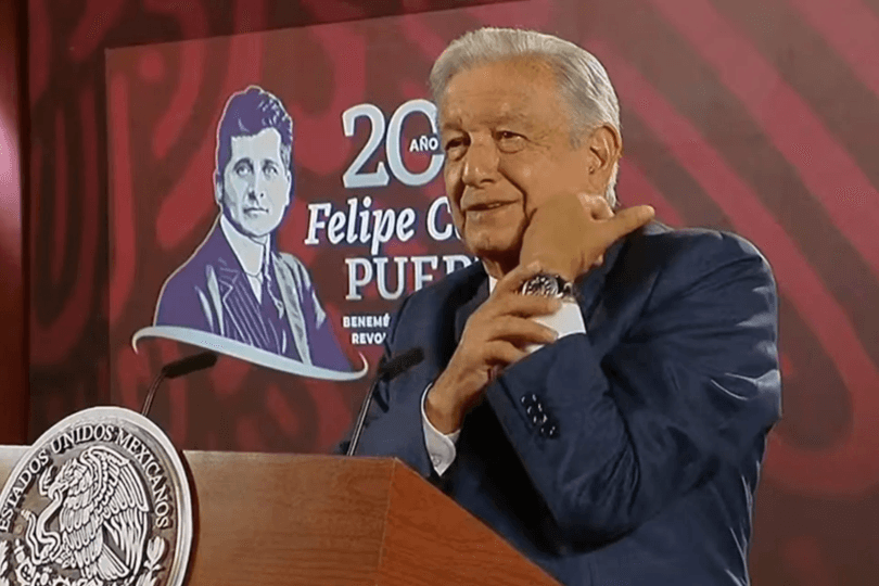 Afirma AMLO que rifará un reloj en su última mañanera