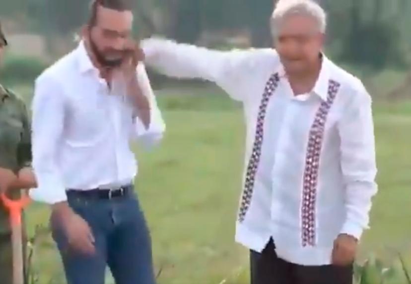 Golpea AMLO al presidente de El Salvador, Nayib Bukele