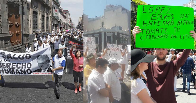 Convocan a megamarcha contra AMLO por 1er informe de gobierno