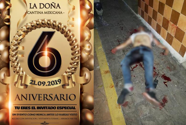 Sexto aniversario de La Doña Cantina Mexicana terminó en tragedia