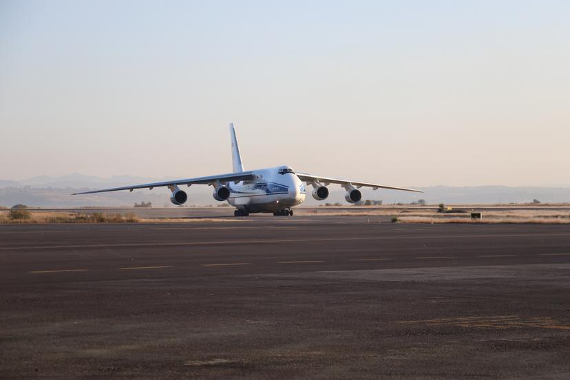 Arriba a Puebla uno de los aviones más grande del mundo