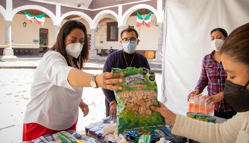 Ariadna Ayala agradece solidaridad de los atlixquenses