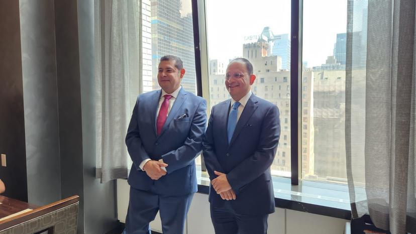 Se reúne Alejandro Armenta con Jorge Islas en Nueva York