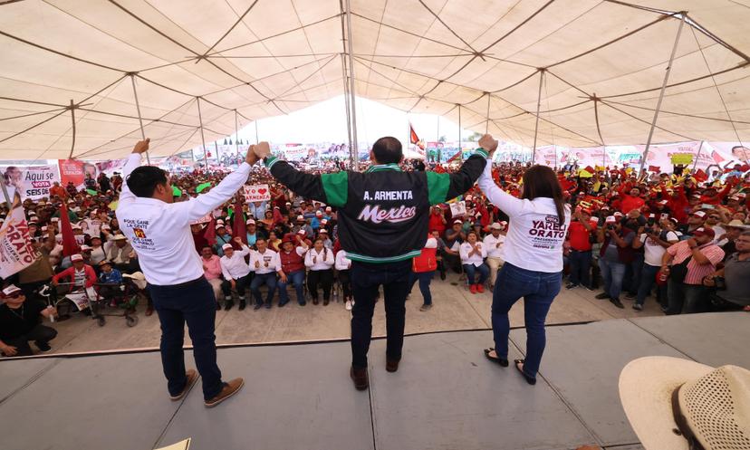 Ofrece Armenta conectividad carretera y apoyo a productores