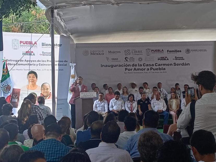 Inauguran XVI Casa Carmen Serdán en Texmelucan
