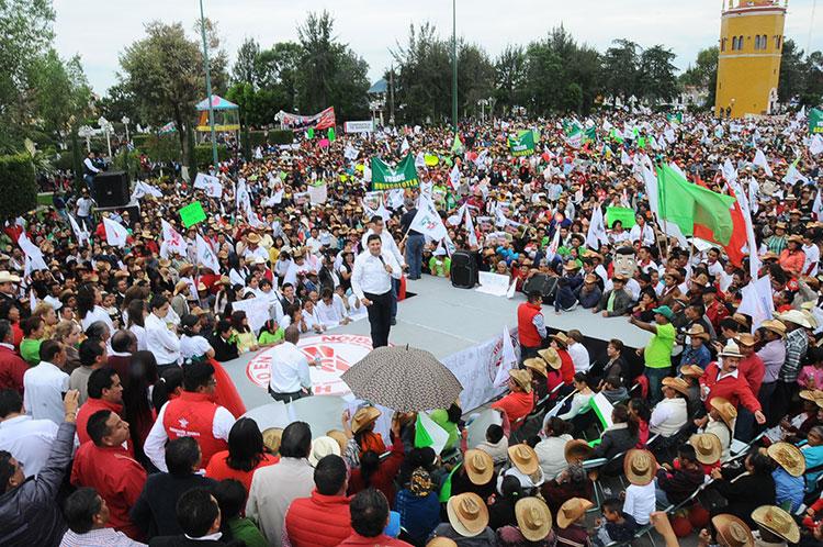 Armenta acusa represión en cierre de campaña