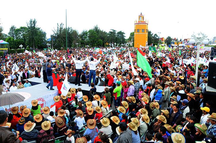 Armenta acusa represión en cierre de campaña