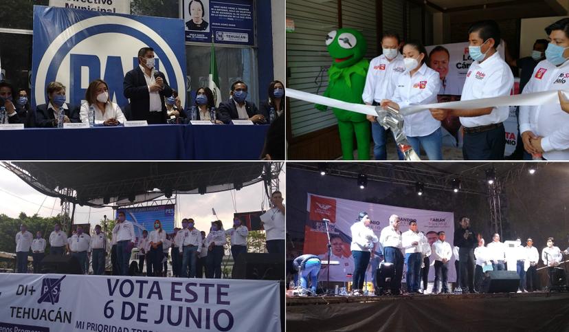 Confuso arranque de campañas en Tehuacán tras retraso del IEE