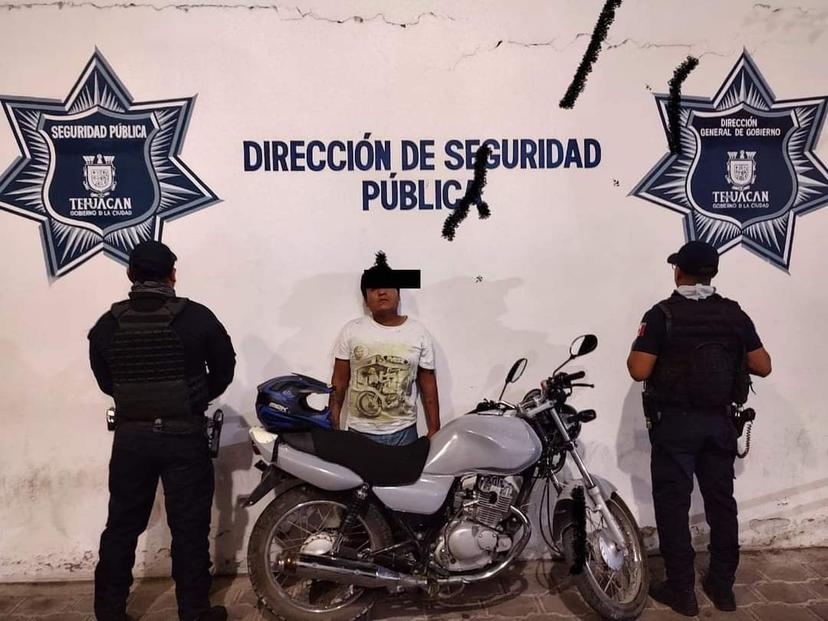 Detienen a sujeto tras balear a policías municipales de Tehuacán  