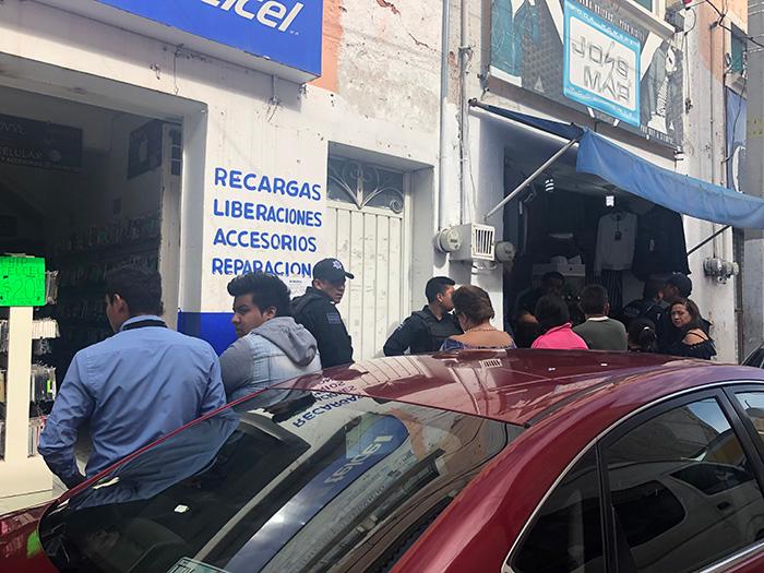 Hampones vacían locales comerciales en centro de Atlixco